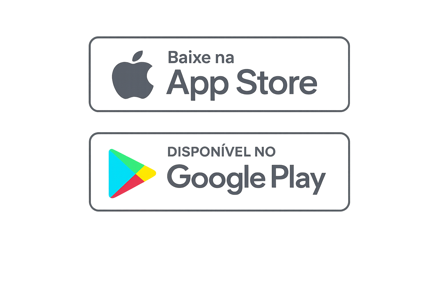 Baixe na App Store ou no Google Play